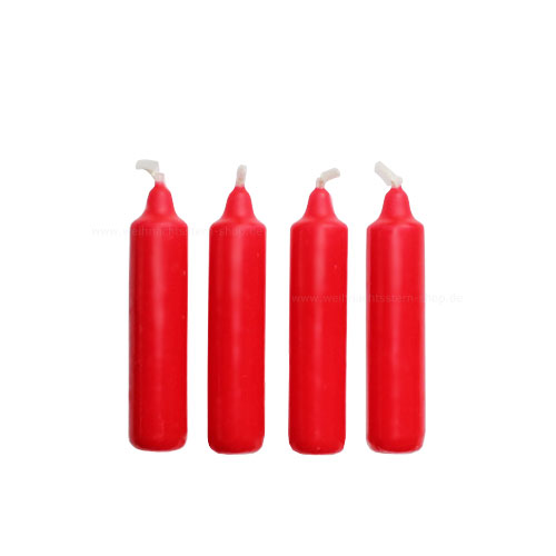 Adventskerzen EWA 4 Stück 23x105mm rot