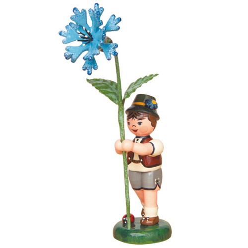 Hubrig - Blumenjunge mit Kornblume