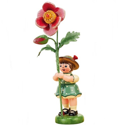 Hubrig - Blumenmädchen mit Heckenrose