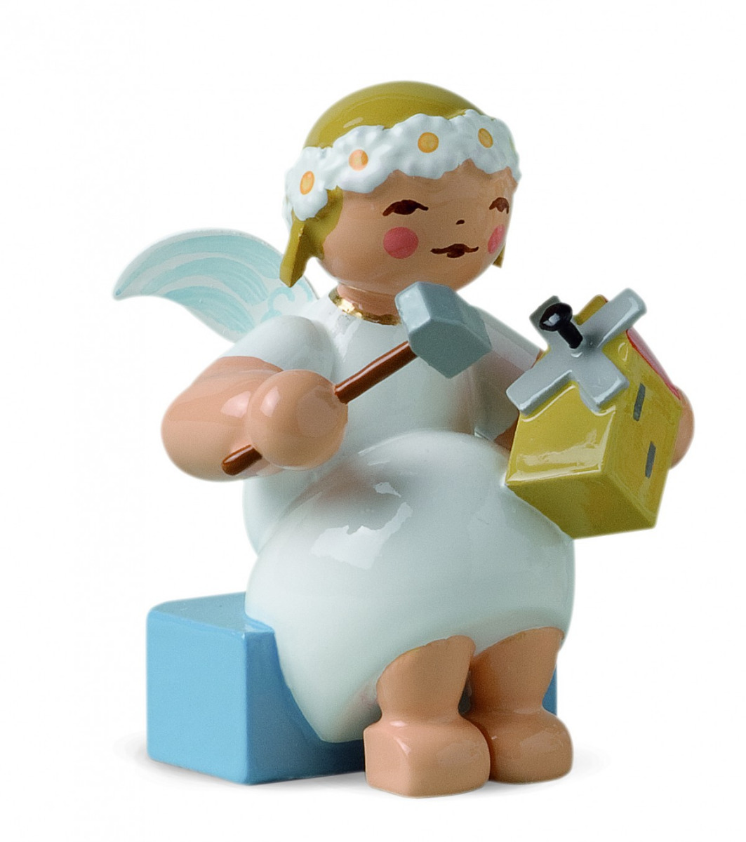 Margeritenengel sitzend mit Windmühle - Letztmalig 2024