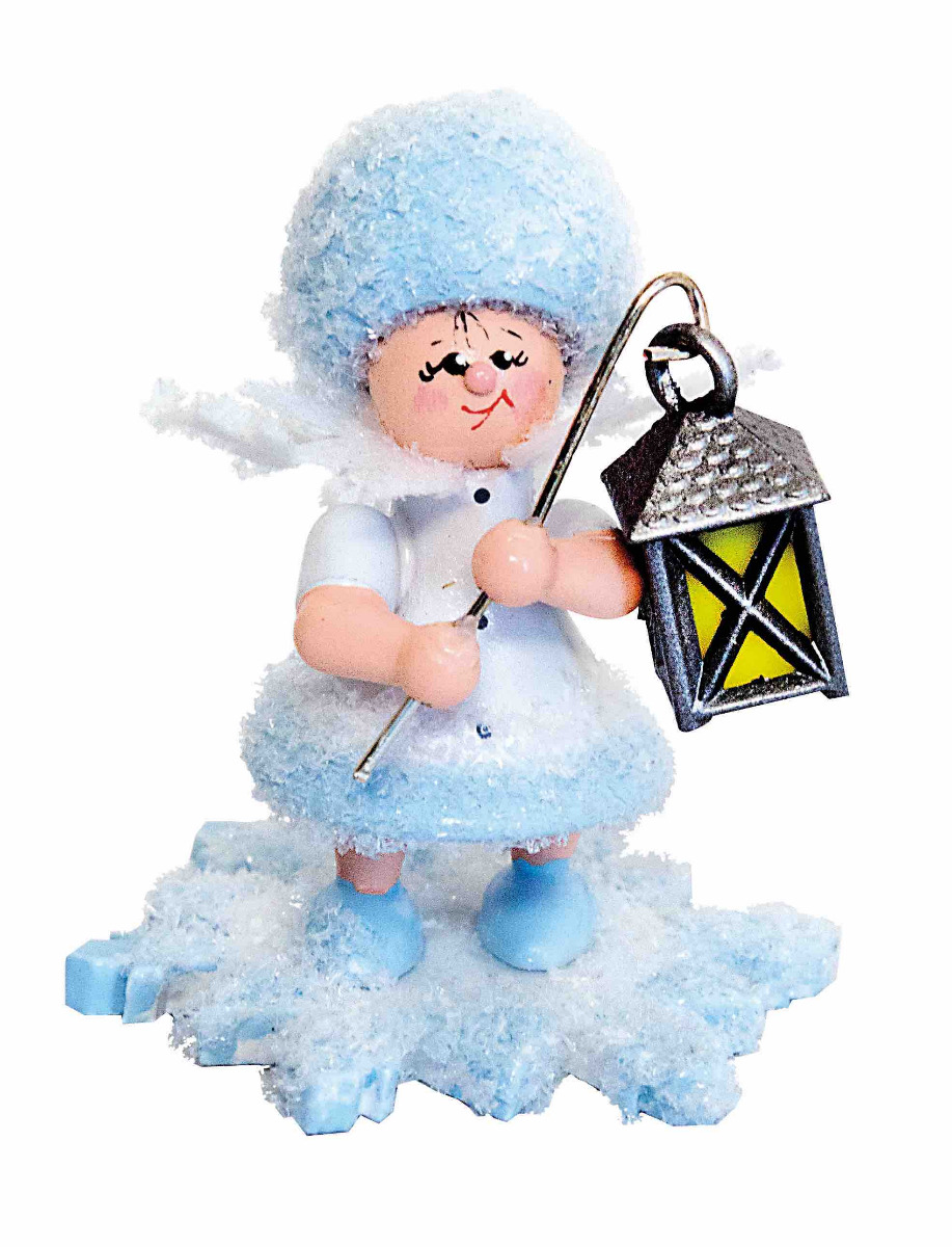 Schneeflöckchen mit Laterne
