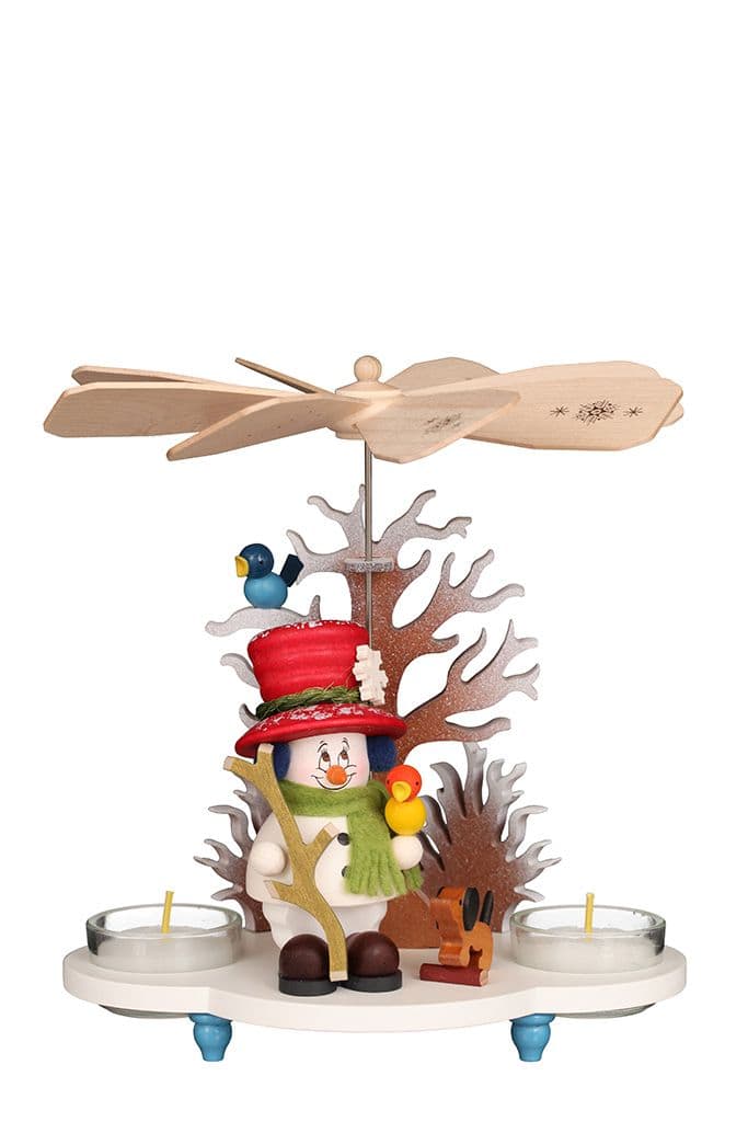 Pyramide Mikrowichtel Schneemann