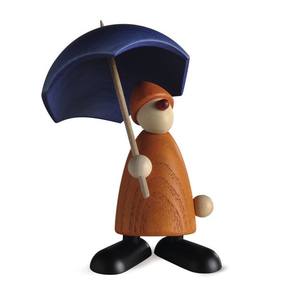 Gratulant Charlie mit Schirm, gelb