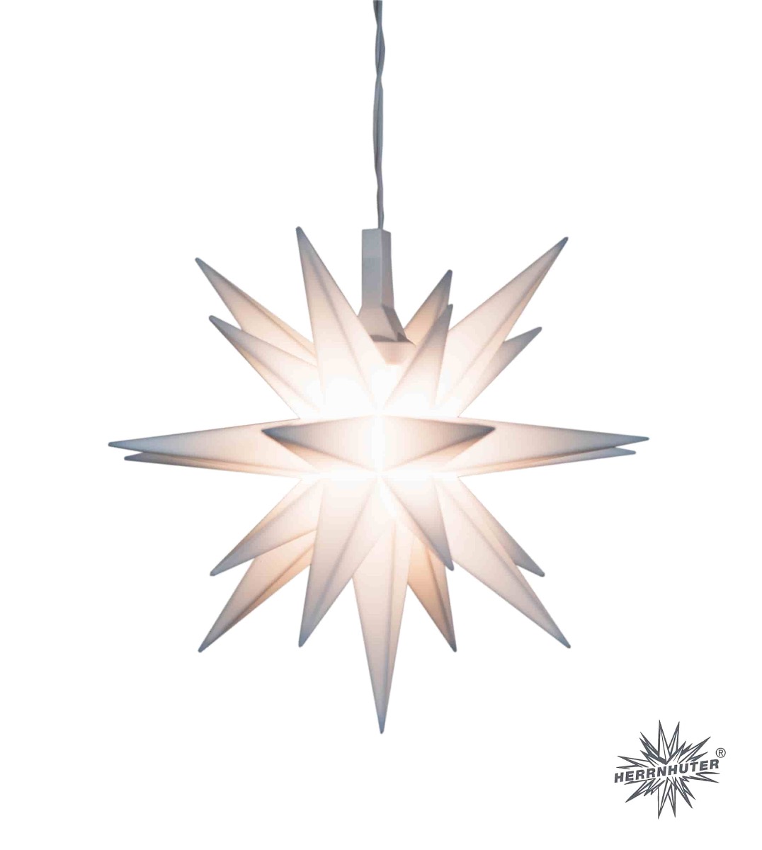 Original Herrnhuter Miniaturstern für innen ø ca. 8 cm weiß
