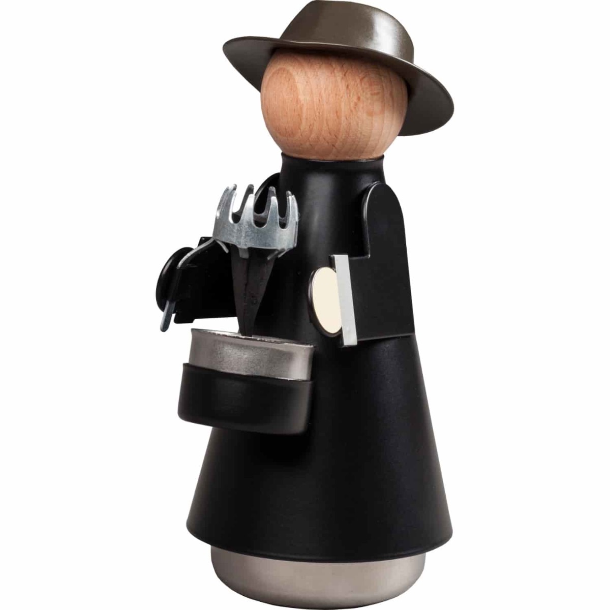 Karzlmaa mit Hut und Kappe "Der Fachmann" schwarz