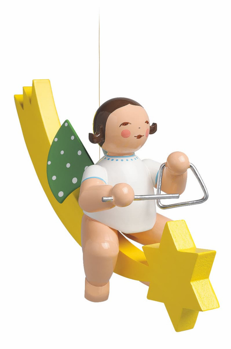 Engel mit Triangel auf Schweif