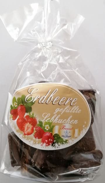 Gefüllte Spitzen mit Erdbeerfüllung 200 g