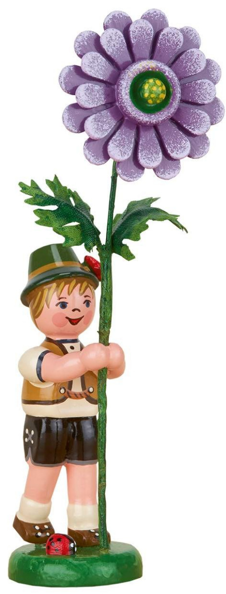 Hubrig - Blumenjunge mit Dahlie