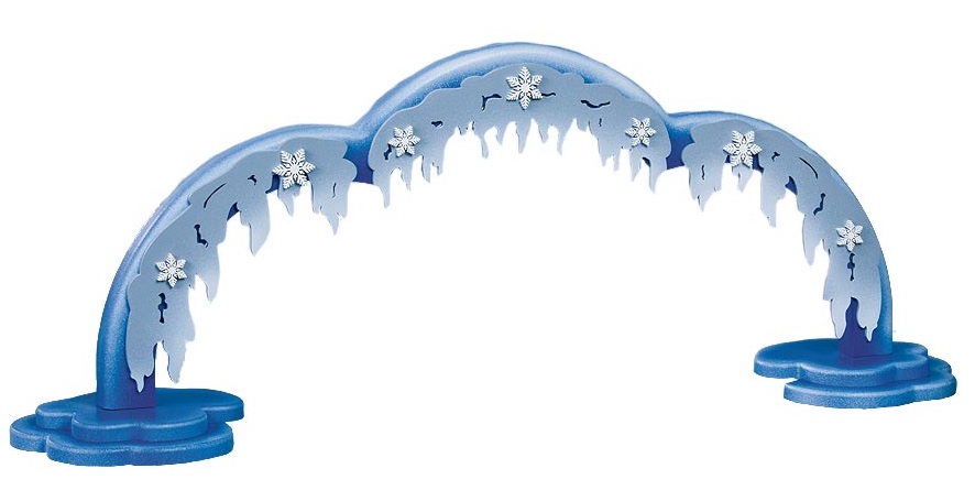 Schneeflöckchen - Beleuchteter Bogen