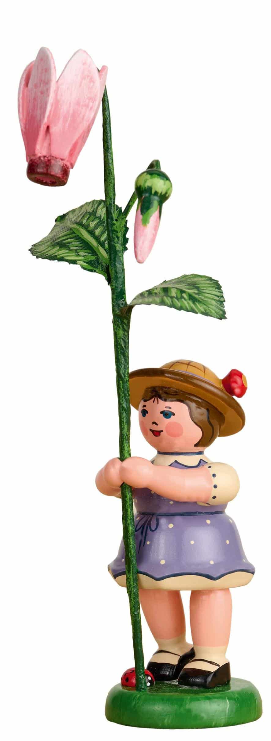 Hubrig - Blumenkinder - Blumenmädchen mit Alpenveilchen