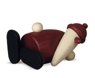 Weihnachtsmann liegend