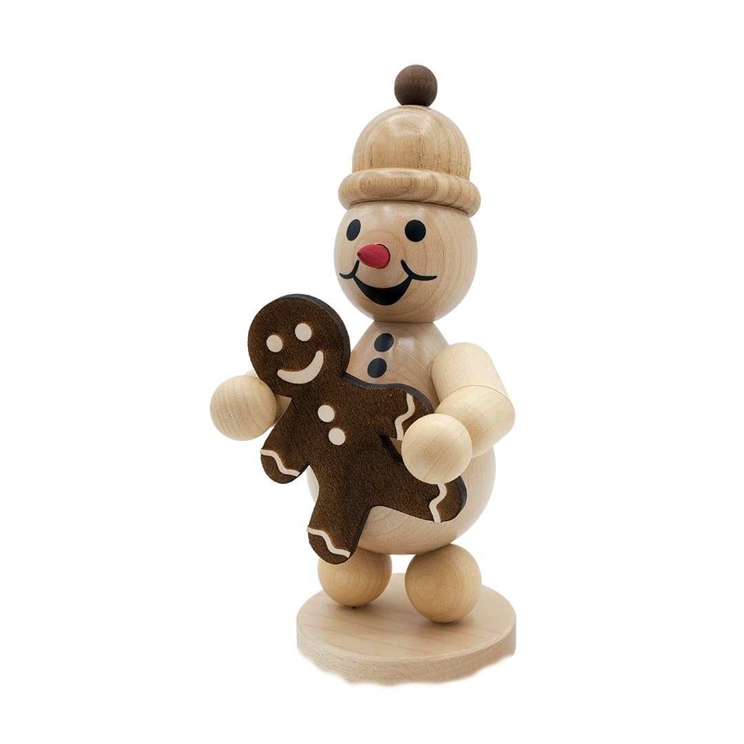 Schneemann mit Pfefferkuchenmann