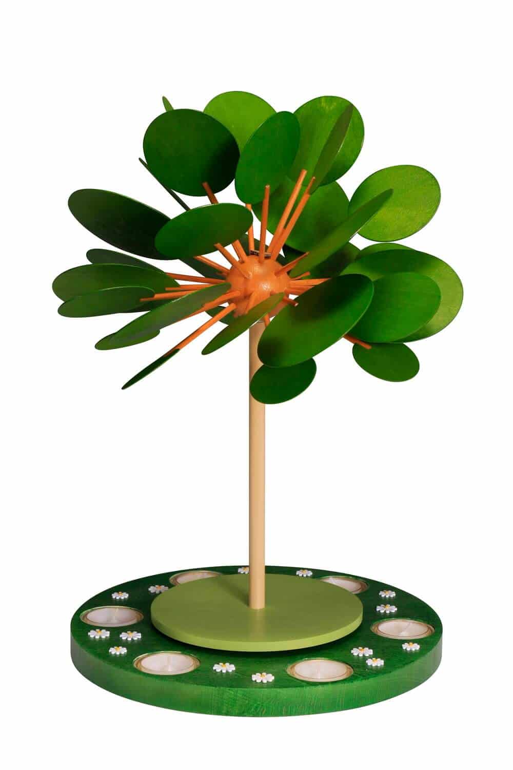 Teelichtpyramide Jahreszeitenbaum "Frühlingserwachen" unbestückt