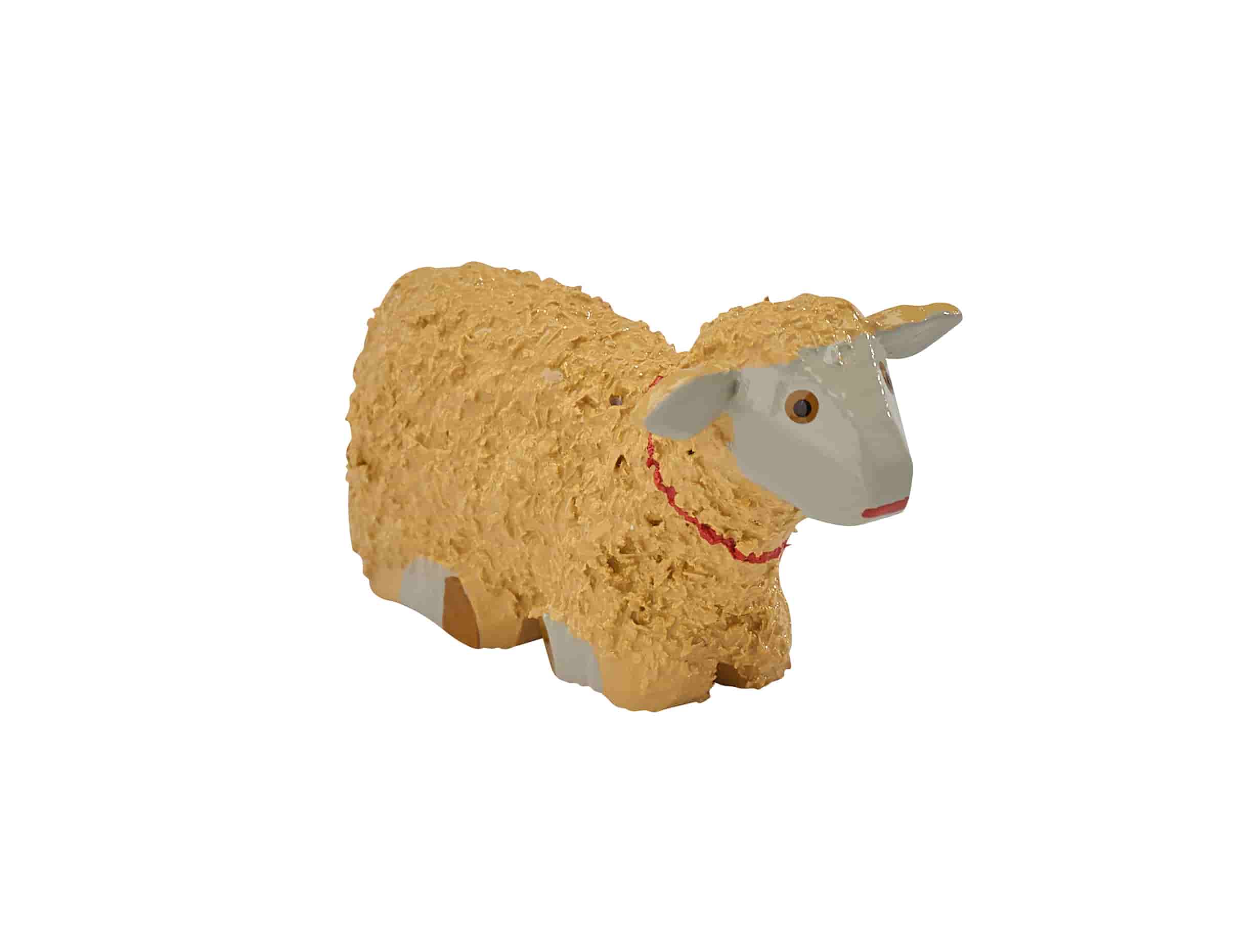 Schaf liegend aus Krippenszene
