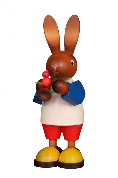 Hasenmann mit Flöte