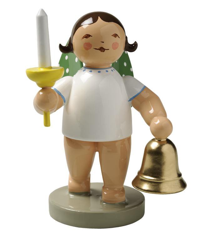 Engel mit Glocke und Kerze