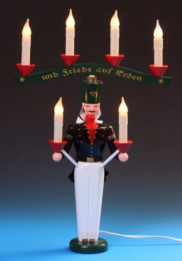 Lichterbergmann mit Joch farbig, elektr.