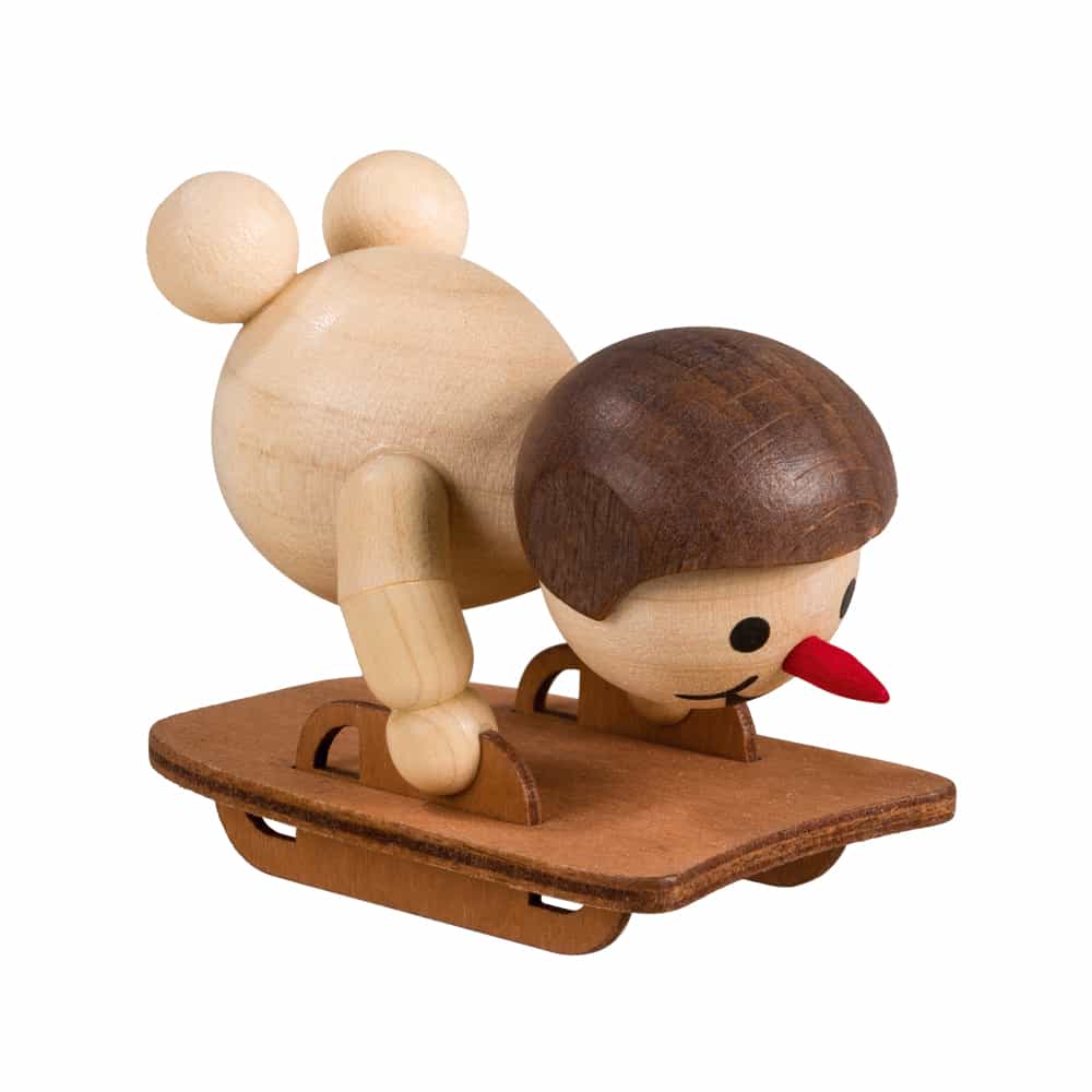 Schneemann Junior Skeleton mit Helm - Auslaufartikel