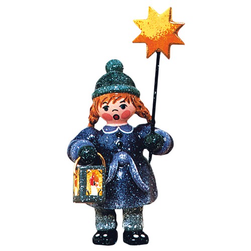 Hubrig - Winterkinder Mädchen mit Stern und Laterne