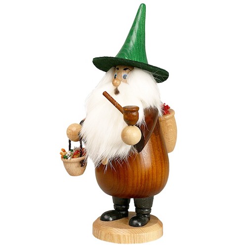 Räuchermann Wichtel Kräuterzwerg braun