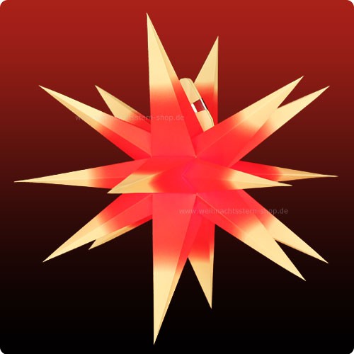 Annaberger Faltstern No. 5 ø 58 cm rot-gelb