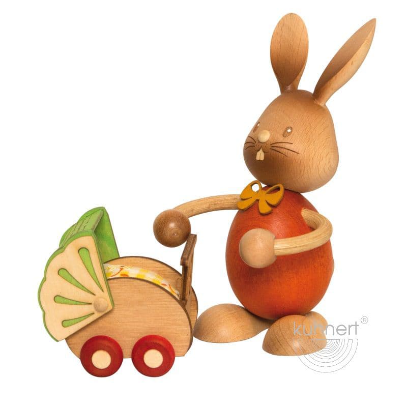 Stupsi Hase mit Kinderwagen