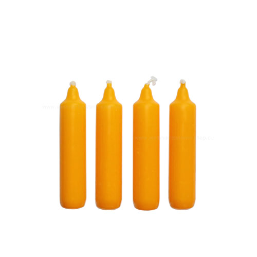 Adventskerzen EWA 4 Stück 23x105mm gelb