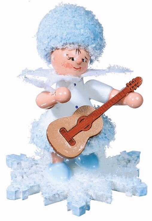 Schneeflöckchen mit Gitarre