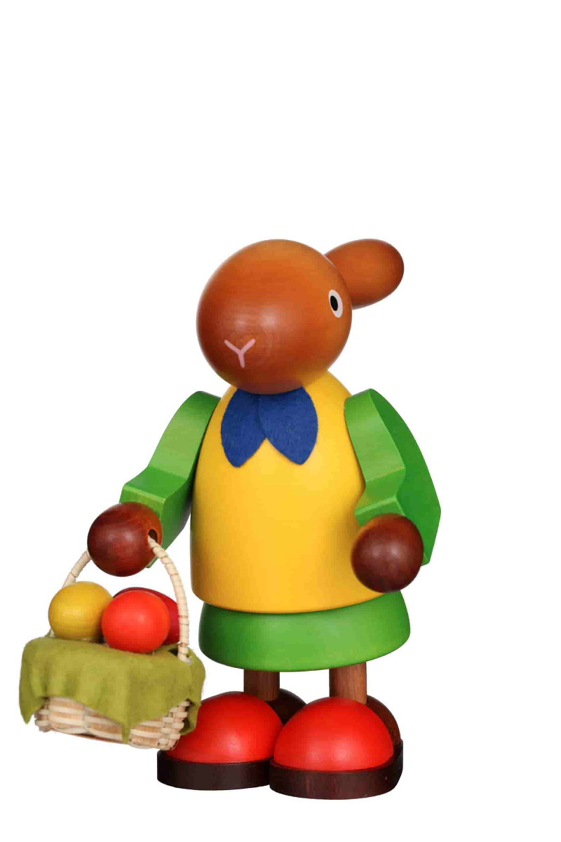 Hasenfrau mit Eierkorb