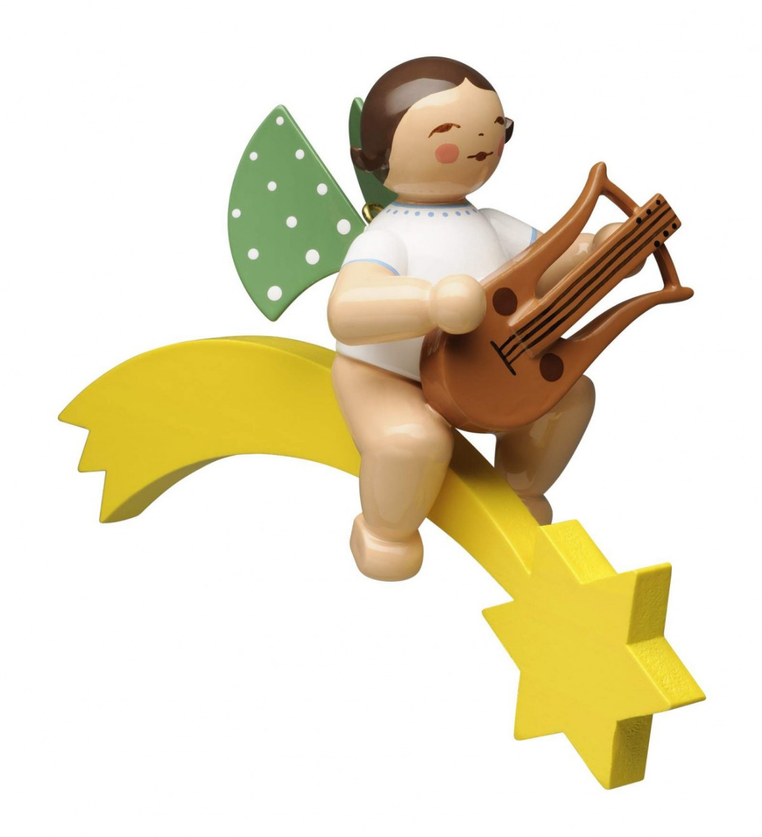 Engel mit Lyra auf Komet