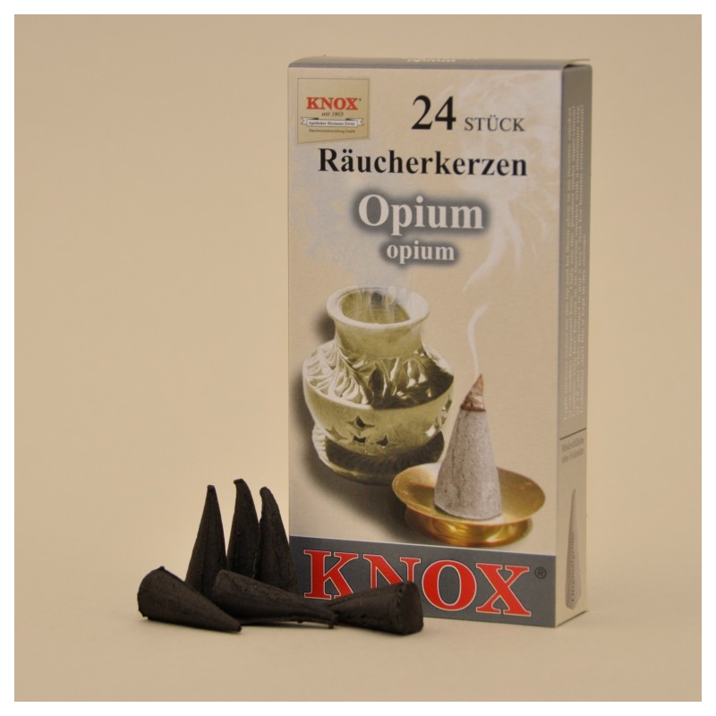 KNOX Räucherkerzen Opium 24 St. / Pkg.