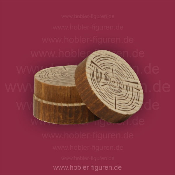 Holzstapel für Schneemänner