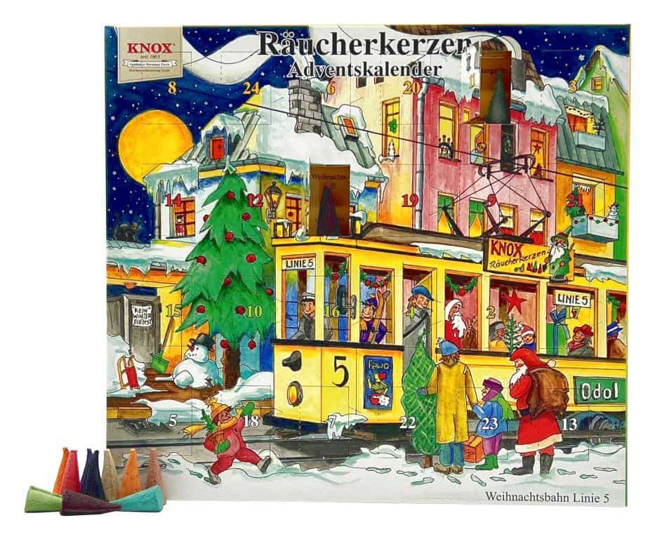KNOX Räucherkerzen Adventskalender 24 St. / Pkg. Edition 2025