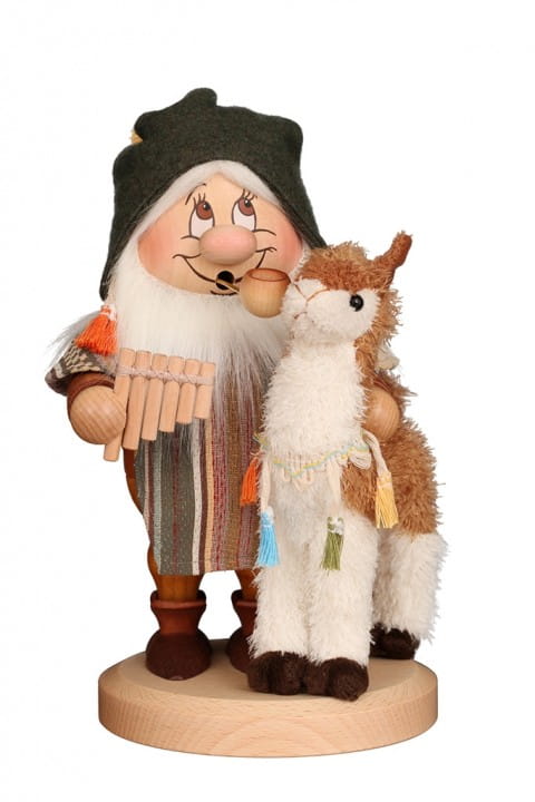 Räuchermann Wichtel Alpakafreund