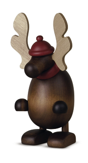 Elch Olaf stehend