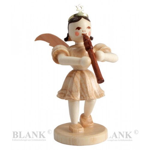 Blank - Kurzrockengel natur mit Blockflöte
