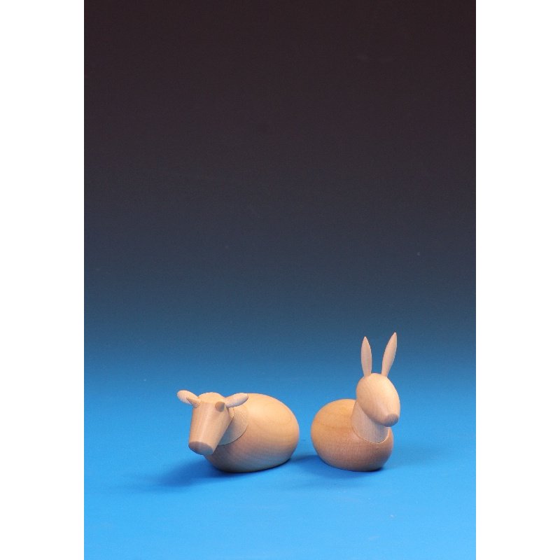 Ochse und Esel 2-teilig