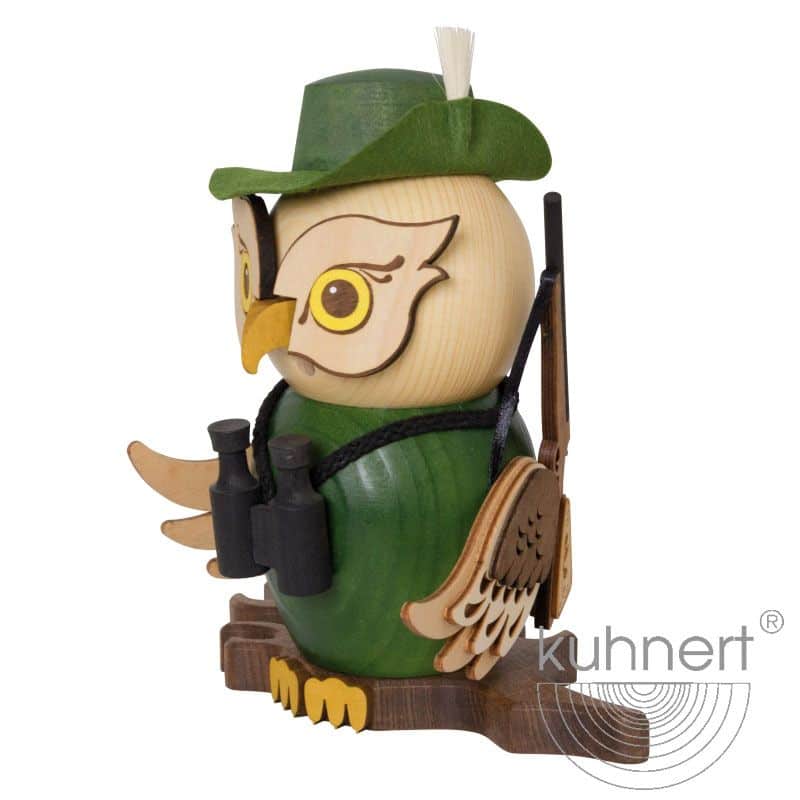 Rauchfigur Eule Jäger - Auslaufartikel