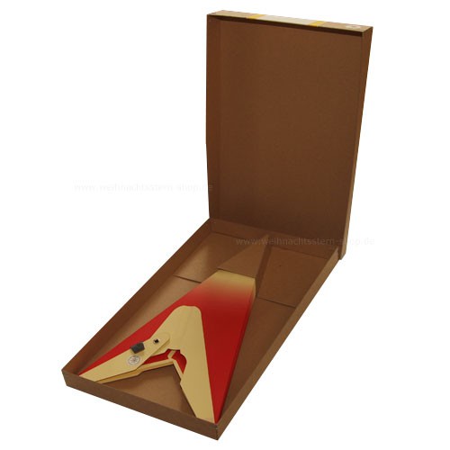 Erzgebirgischer Fensterstern No. 15 ø 54 cm rot-gelb