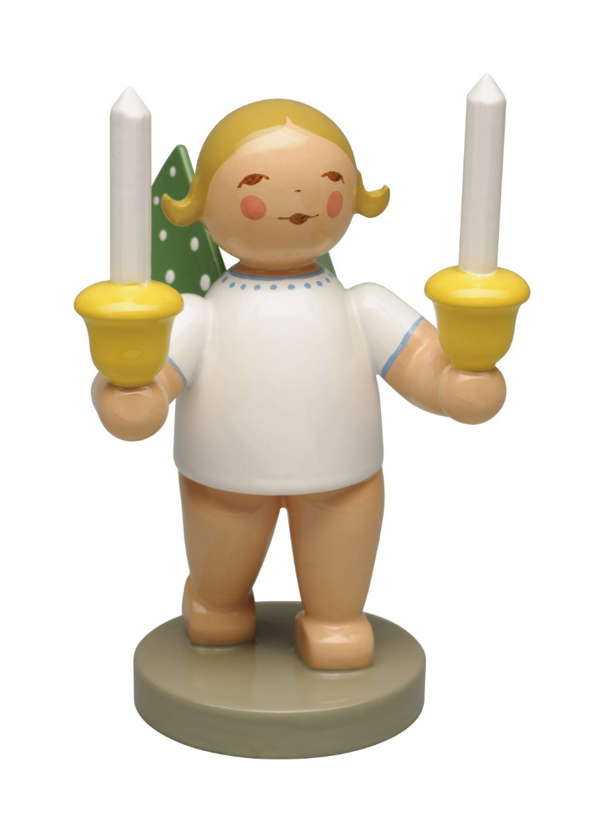 Engel mit zwei Kerzen