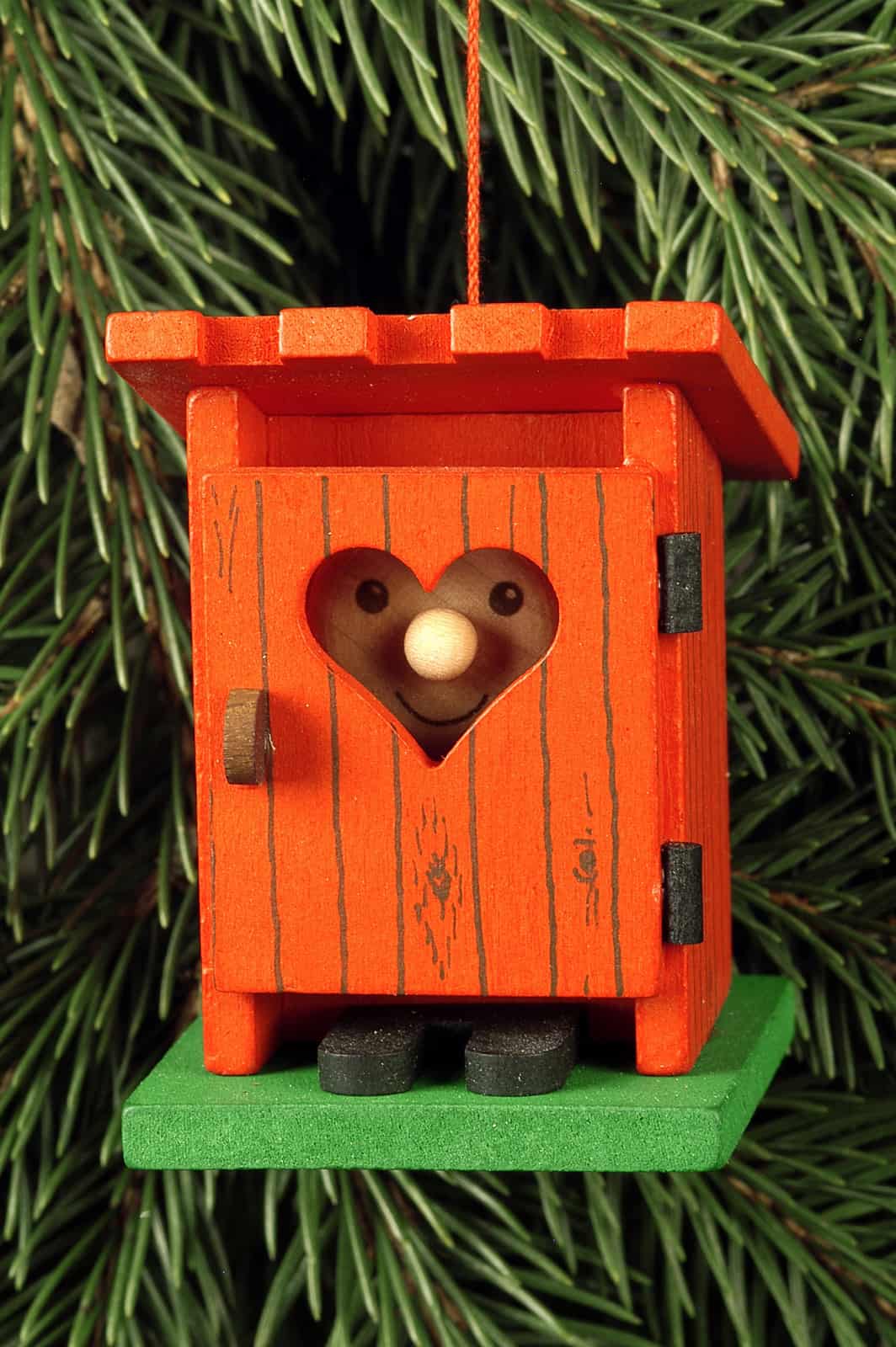 Baumbehang Häusl rot - Auslaufartikel