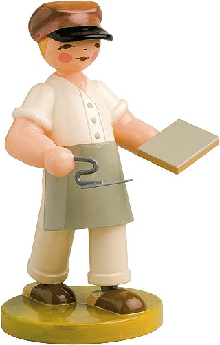 Handwerker - Maurer mit Reibebrett und Kelle