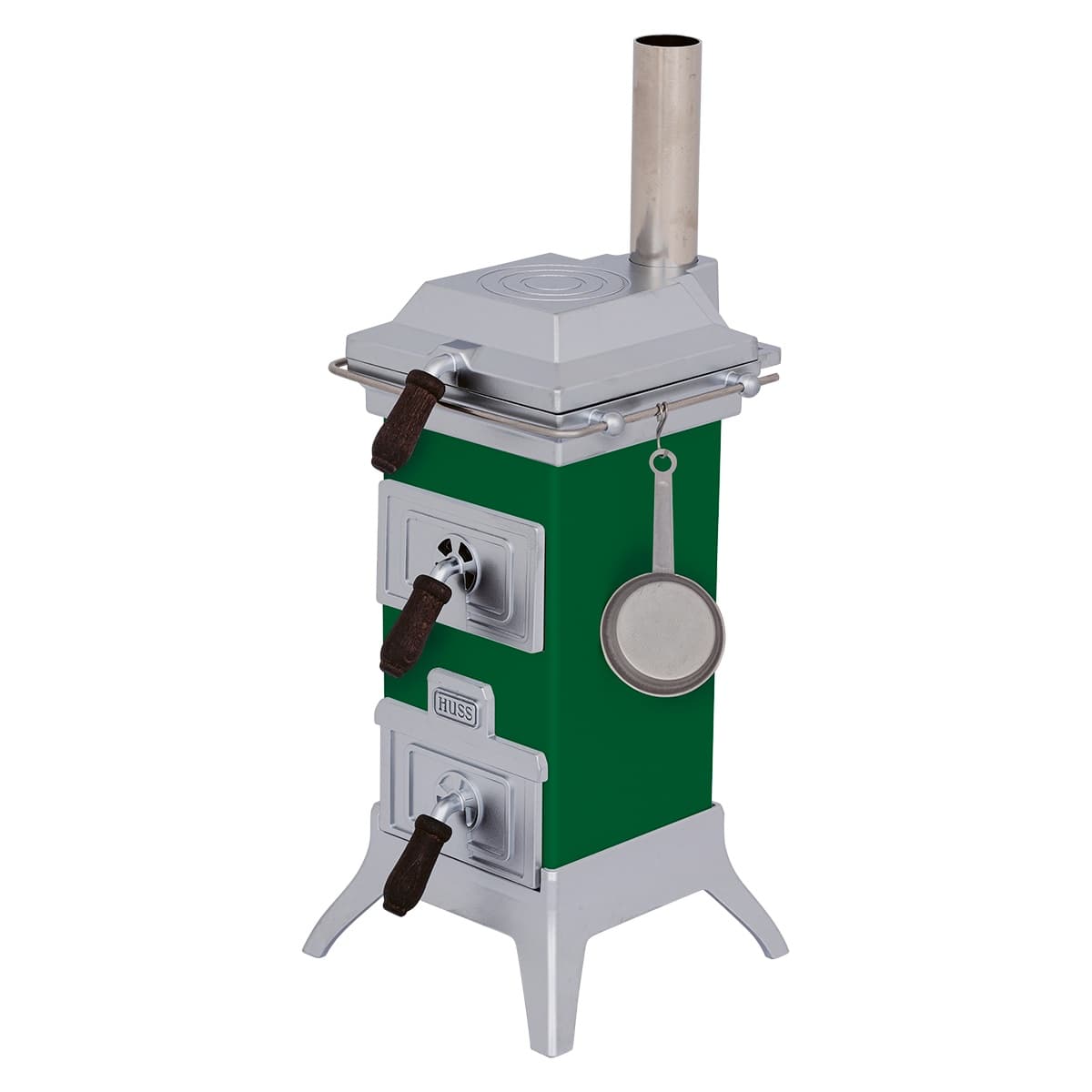 Karzl-Ofen "Siegfried" - Der Edle - grün/mattchrom