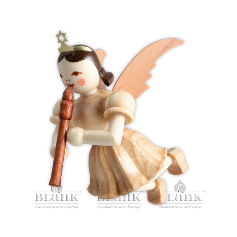 Blank - Schwebeengel mit Blockflöte