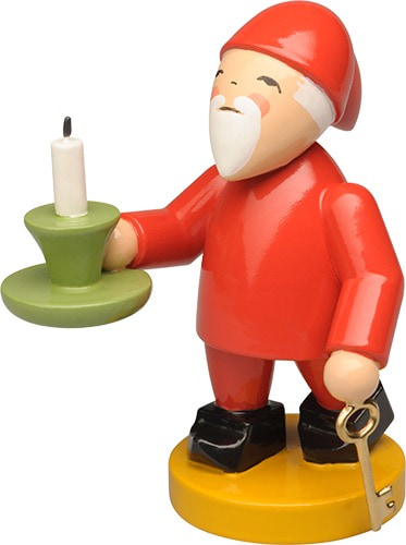 Heinzelmännchen mit Schlüssel und Licht