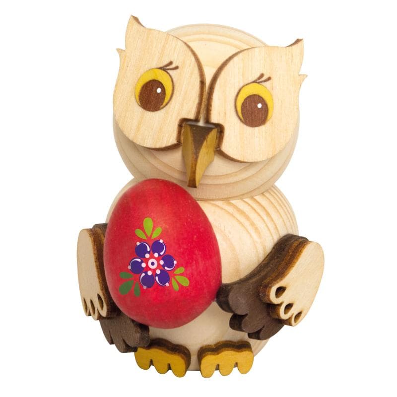 Mini Eule mit Osterei