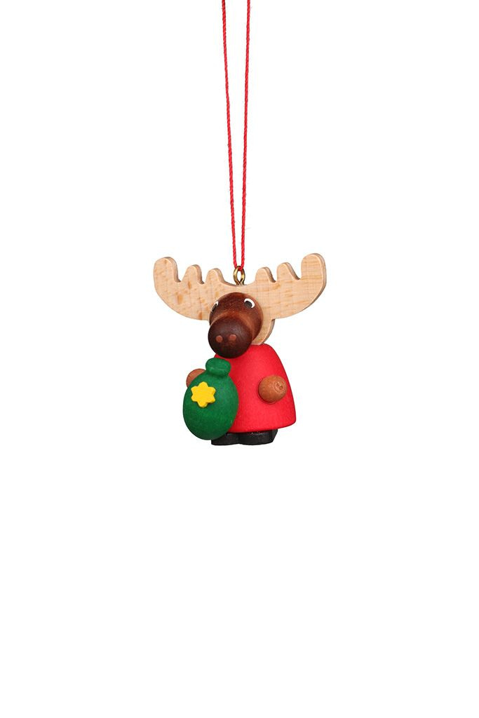 Baumbehang Elch Weihnachtsmann