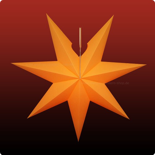 Erzgebirgischer Fensterstern No. 14 ø 43 cm orange