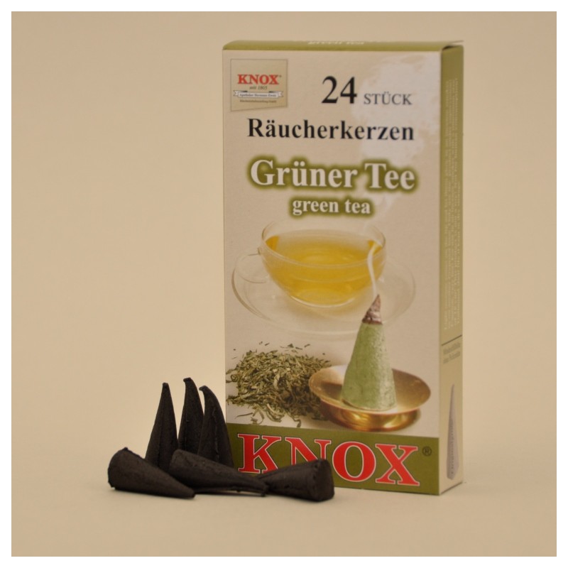 KNOX Räucherkerzen Grüner Tee 24 St. / Pkg.