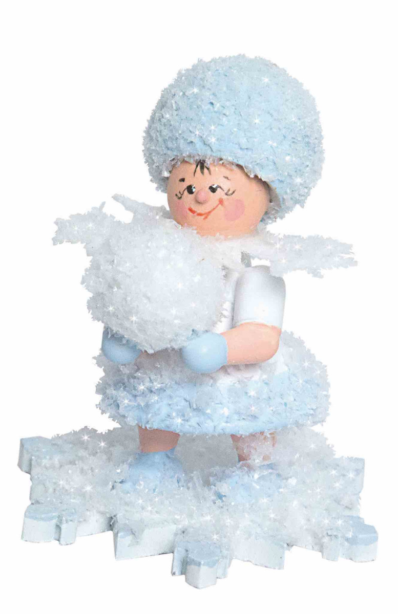 Schneeflöckchen mit Schneekugel